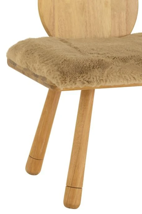 Banc Enfant Ours Bois Naturel Coco L 90 Cm – Image 5