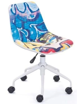 Chaise Bureau Imprimée Graffiti
