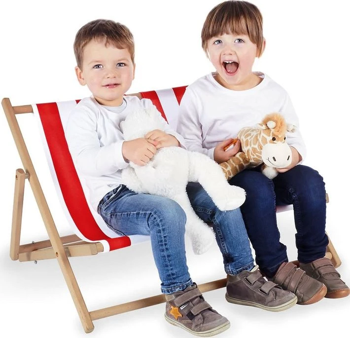 Pinolino Chaise Longue Enfant 2 Places HĂȘtre Massif Clair Linus â Image 2