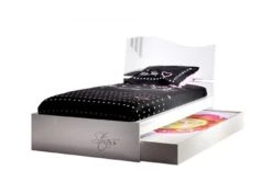 Lit Banc Laqué Strass