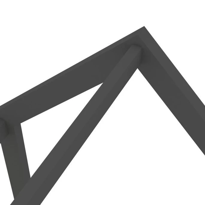 Lit Cabane Enfant Avec Un Tiroir Gris Foncé Pin 70x140 Cm – Image 6