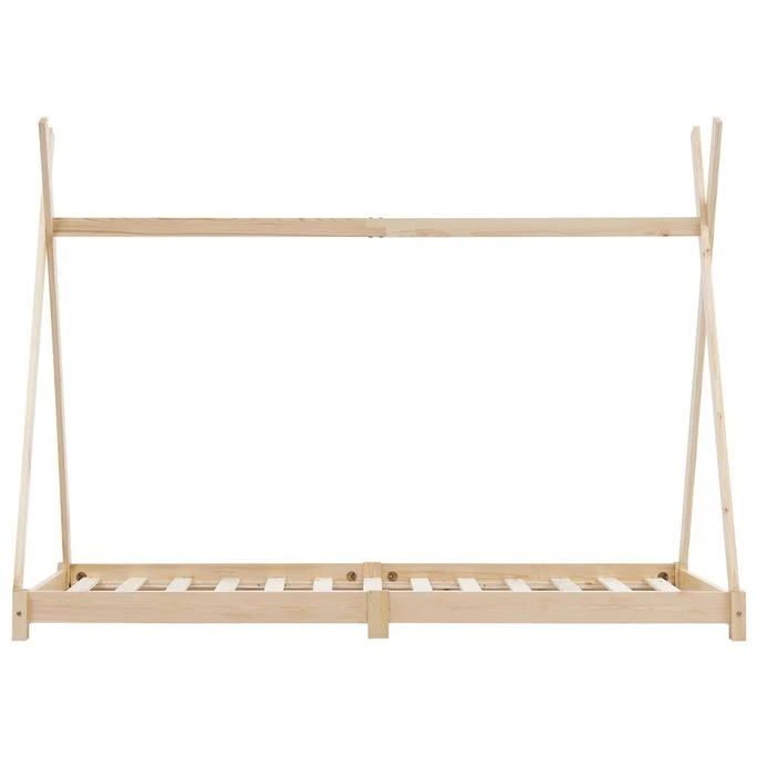 Lit Cabane Enfant Bois De Pin Massif 70x140 Cm – Image 3