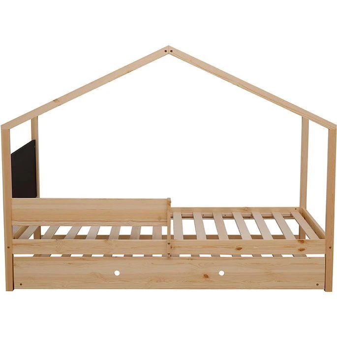Lit Cabane Pin Massif Clair Idylle 90x190 Cm – Image 2