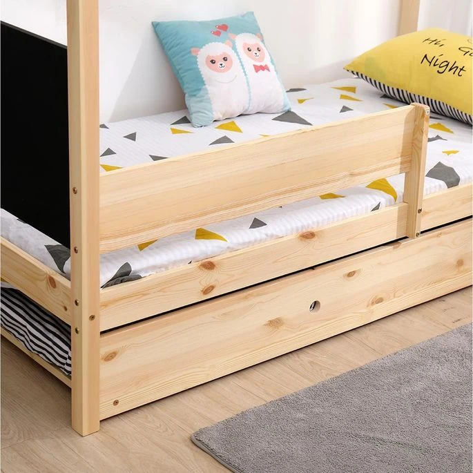 Lit Cabane Pin Massif Clair Idylle 90x190 Cm – Image 13