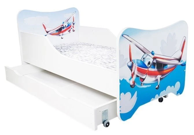 Lit Enfant Ă Tiroir Avion 80x160