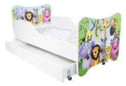 Lit Enfant à Tiroir Et Matelas Madagascar 80x160