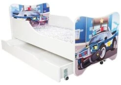 Lit Enfant à Tiroir Police 80x160