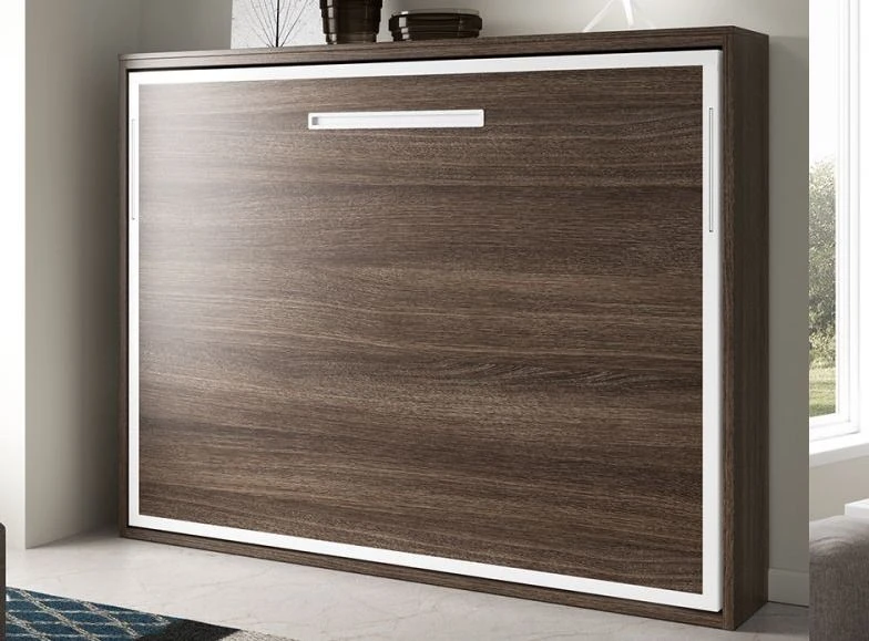 Lit Escamotable Horizontal 90x180 Cm Paula Cadre Métallique - Haut De Gamme – Image 4