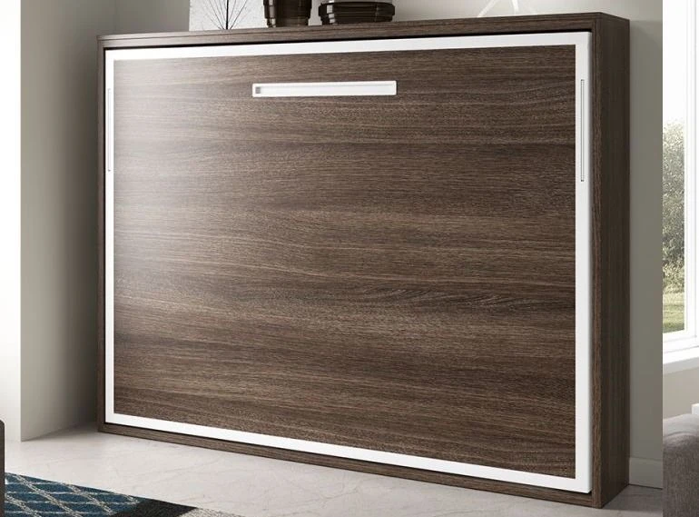 Lit Escamotable Horizontal 90x190 Cm Paula Cadre Métallique - Haut De Gamme – Image 5