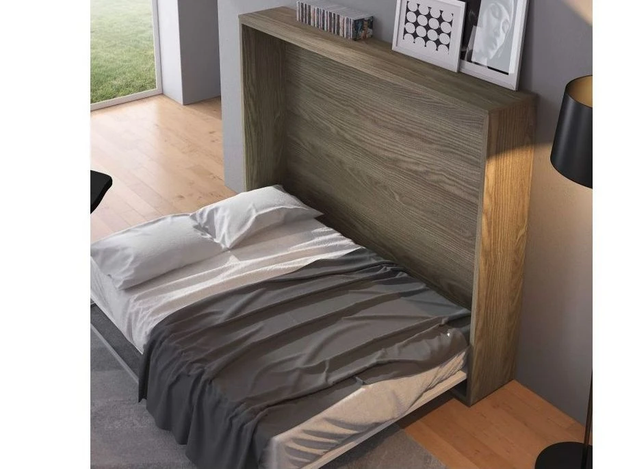 Lit Escamotable Horizontal 90x190 Cm Paula Cadre Métallique - Haut De Gamme – Image 6