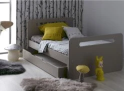 Lit évolutif Avec Tiroir 90x140/190 Cm Bois Beige Féroé