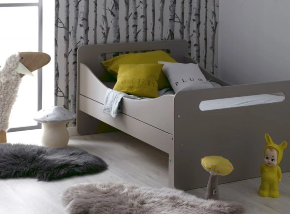 Lit évolutif Avec Tiroir 90x140/190 Cm Bois Beige Féroé – Image 4