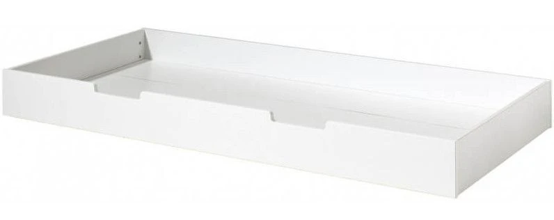 Lit Maisonnette Gigogne 90x200 Cm 2 FenĂȘtres Bois Clair Et Blanc Babs â Image 4