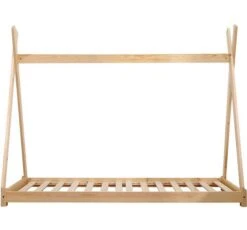 Lit Tipi 90x190 Cm Pin Massif Clair Karel