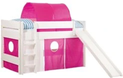 Lit Toboggan Blanc Julia 90