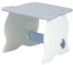 Table Blanche Et Plateau Bleu Snoop