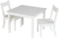 Table Et 2 Chaises Blanche Bueno