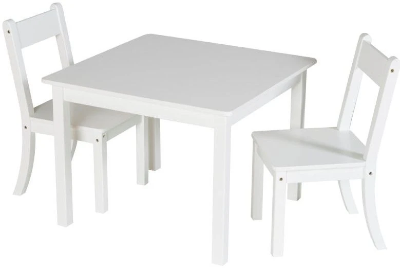 Table Et 2 Chaises Blanche Bueno