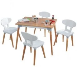 Table Et 4 Chaises Enfant En Bois Mid Century Kidkraft 29196